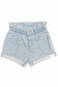 Shorts Jeans Menina Bugbee Com Bolso