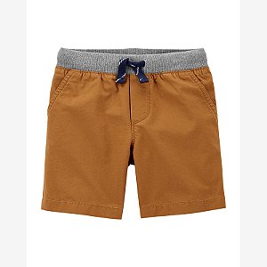 Bermuda Menino Carters Caramelo Cós Cinza