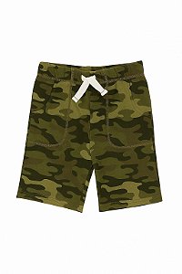Bermuda Infantil Menino Carters Verde Camuflada