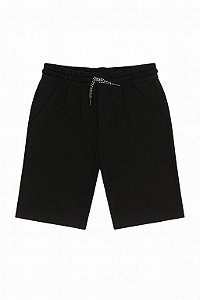 Bermuda Infantil Menino Hawk Preta Com Cordão - Importada