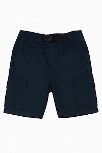 Bermuda Infantil Menino Garanimals Azul Marinho Cinto Fake