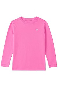 Camiseta Manga Longa Praia Maroot's - Proteção Solar - Pink