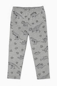 Calça de Pijama Menino Carters Cinza Dino