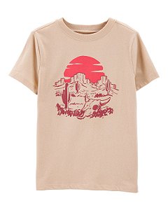 Camiseta Infantil Menino Oshkosh Bege Deserto