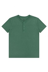 Camiseta Infantil Lee Manga Curta Verde