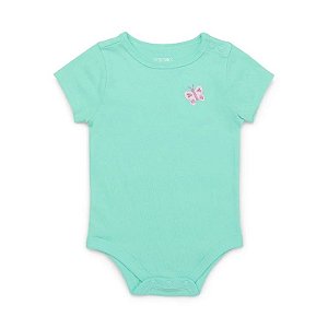 Body Infantil Menina Garanimals Verde Borboleta Importado