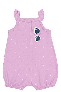 Romper Infantil Menina Carters Rosa Óculos