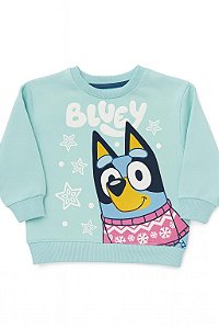 Moletinho Infantil Azul Bluey