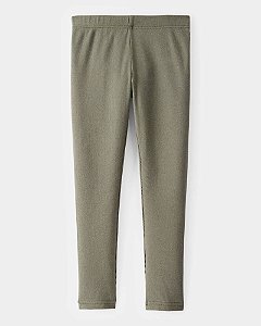 Calça Legging Canelada Carters Menina Verde Musgo