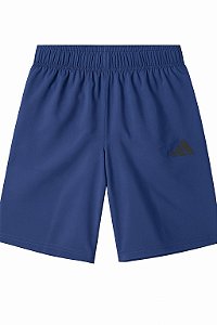 Bermuda Infantil Menino Adidas Azul Marinho Poliéster