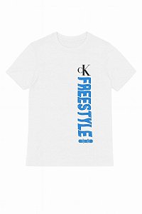 Camiseta Infantil Menino Calvin Klein Branca Freestyle