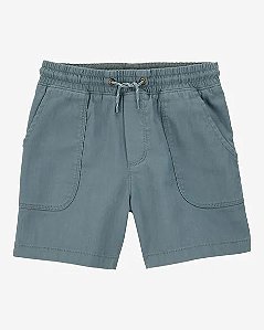 Bermuda Infantil Menino Carters Sarja Verde Cordão
