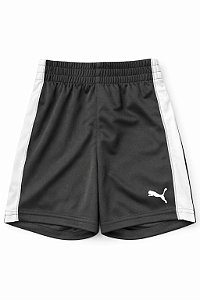 Bermuda Infantil Menino Puma Preta Dry Fit Lateral Branca
