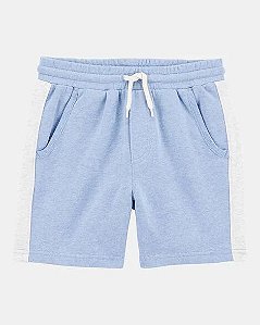 Bermuda Infantil Menino Carters Azul Lateral Cinza