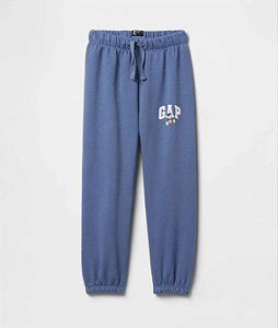 Calça Infantil GAP Moletom Azul Mickey Forrada Fleece