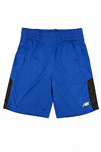 BERMUDA INFANTIL MENINO NEW BALANCE AZUL DRY FIT