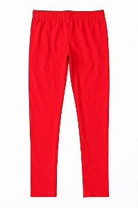 CALÇA LEGGING INFANTIL MENINA VERMELHA CARTERS