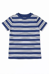 CAMISETA INFANTIL MENINO STITCH STONE AZUL LISTRAS