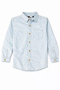 CAMISA INFANTIL MENINO MICK MACK JEANS MANGA LONGA