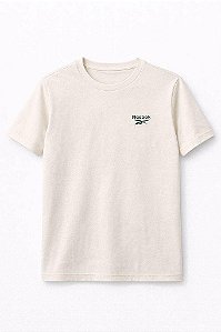 CAMISETA INFANTIL MENINO REEBOK MANGA CURTA BEGE