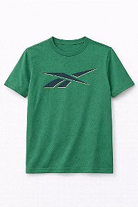 CAMISETA INFANTIL MENINO REEBOK MANGA CURTA VERDE