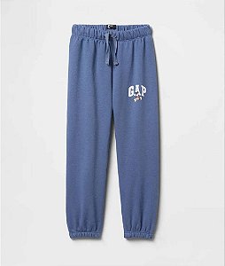 CALÇA INFANTIL GAP MOLETOM AZUL MICKEY FORRADA FLEECE