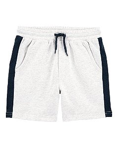 BERMUDA INFANTIL MENINO CARTERS CINZA LATERAL CHUMBO