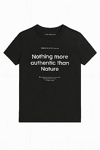 CAMISETA INFANTIL MENINO CALVIN KLEIN MANGA CURTA PRETA NOTHING MORE