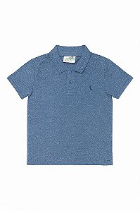 CAMISETA INFANTIL MENINO RESERVA AZUL MARINHO GOLA POLO