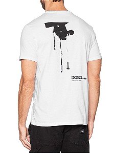CAMISETA INFANTIL MENINO CALVIN KLEIN BRANCA NO MAPS LATERAL