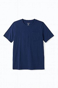 CAMISETA BÁSICA AZUL MARINHO CARTERS COM BOLSO
