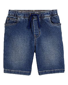 BERMUDA INFANTIL MENINO CARTERS JEANS CORDÃO AZUL