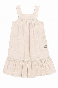 VESTIDO INFANTIL MENINA CALVIN KLEIN ROSA