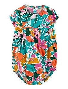 ROMPER INFANTIL MENINA CARTERS FLORIDO