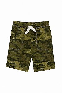 BERMUDA INFANTIL MENINO CARTERS VERDE CAMUFLADA