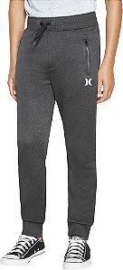 CALÇA INFANTIL MENINO HURLEY CINZA BOLSO ZÍPER SUPER CONFORTÁVEL