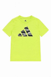 CAMISETA MANGA CURTA MENINO ADIDAS VERDE NEON IMPORTADA