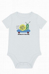 BODY INFANTIL MENINO GARANIMALS AZUL CARACOL IMPORTADO