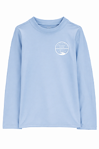 CAMISETA PRAIA MANGA LONGA MENINO CARTERS AZUL CALIFÓRNIA
