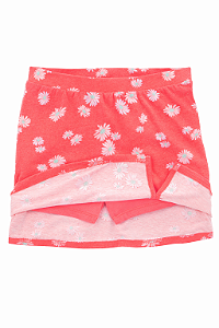 SAIA LARANJA MARGARIDAS ALGODÃO CARTERS MENINA