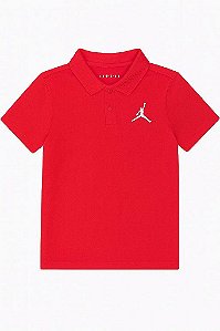 CAMISETA POLO VERMELHA AIR JORDAN MENINO IMPORTADA
