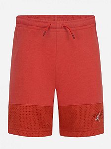 BERMUDA INFANTIL MENINO AIR JORDAN MOLETOM LARANJA IMPORTADA