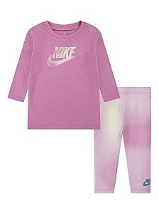 CONJUNTO INFANTIL NIKE 2 PEÇAS CAMISETA + LEGGING TIE DYE IMPORTADO