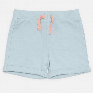 SHORTS INFANTIL MENINA PEKKLE AZUL CLARO ALGODÃO CONFORTÁVEL