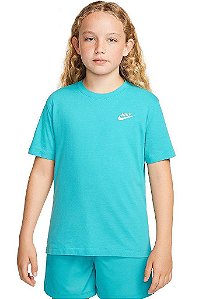 CAMISETA INFANTIL NIKE VERDE - MANGA CURTA ALGODÃO