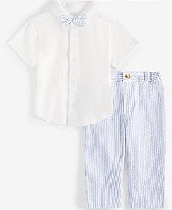 CONJUNTO INFANTIL FIRST IMPRESSIONS 2 PEÇAS COM GRAVATA