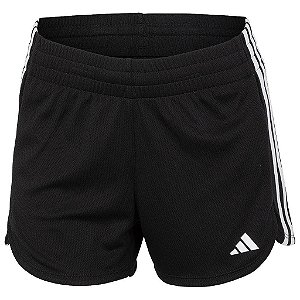SHORTS INFANTIL MENINA ADIDAS PRETO DRY FIT