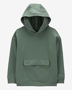 BLUSA MOLETOM CARTER?S VERDE COM BOLSO FRONTAL ? MENINO