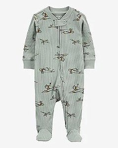 MACACÃO CARTER?S BEBÊ ESTAMPA DE AVIÃO ? ALGODÃO CONFORTÁVEL