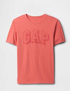 CAMISETA INFANTIL GAP LARANJA MANGA CURTA